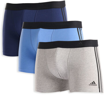 adidas boxershorts active flex 3 stripes Blauw - M
