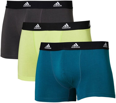 adidas boxershorts active flex cotton 3-pack Geel - L