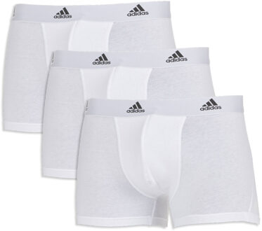adidas boxershorts active flex cotton 3-pack wit - L