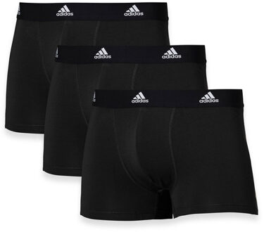 adidas boxershorts active flex cotton 3-pack zwart - XXL