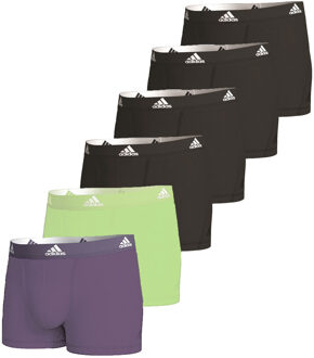 adidas boxershorts active flex cotton 6-pack Groen - M