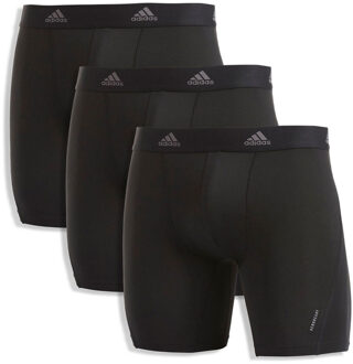 adidas boxershorts active flex microfiber 3pack Zwart - XL