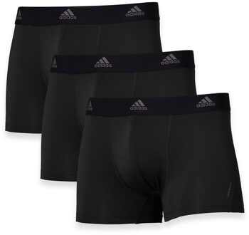 adidas boxershorts active flex microfiber 3pack zwart - XXL