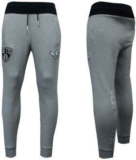 adidas Brooklyn Nets Vrouwen Grijze Track Broek Grijs