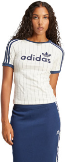 adidas Cali T-shirts Dames - Wit - Maat 36/S - Katoen Jersey White