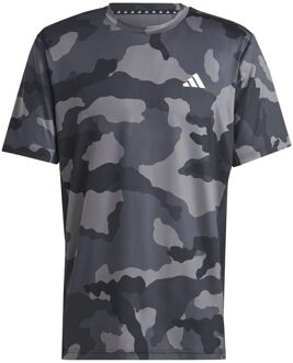 adidas Camo AOP T-shirt Heren zwart - S