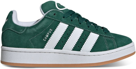 adidas Campus Kindersneakers - Groen - Maat 36 2/3 - Leer Green