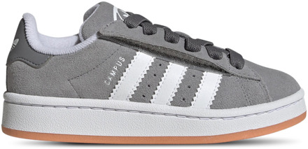 adidas Campus Peuterschoenen - Grijs - Maat 32 - Leer Grey