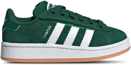 adidas Campus Peuterschoenen - Groen - Maat 30.5 - Leer Green