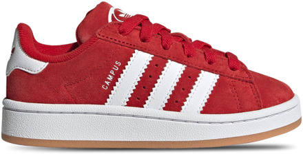 adidas Campus Peuterschoenen - Rood - Maat 33 - Leer Red