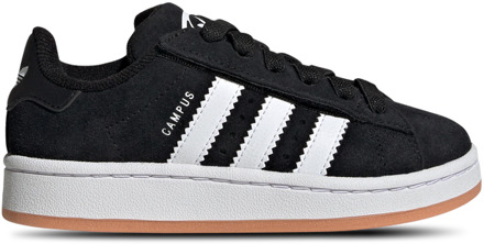 adidas Campus Peuterschoenen - Zwart - Maat 30.5 - Leer Black
