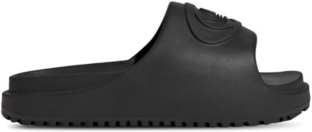 adidas Campus Slippers en Sandalen Dames - Zwart - Maat 42 - Mesh/Synthetisch Black