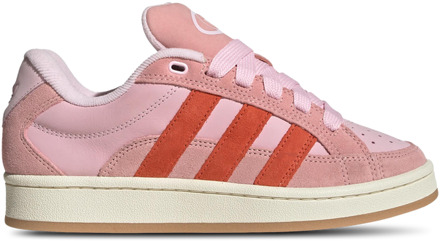 adidas Campus Sneakers Dames - Roze - Maat 38 2/3 - Leer Pink