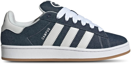 adidas Campus Sneakers Heren - Blauw - Maat 45 1/3 - Leer Blue