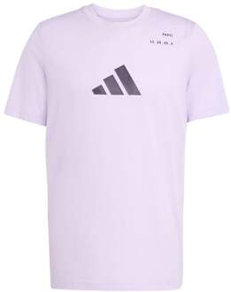 adidas Category Graphic T-shirt Heren-Paars,Zwart lila - L,XL,XXL