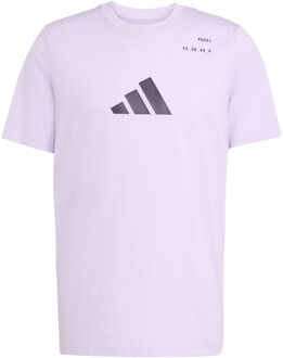 adidas Category Graphic T-shirt Heren-Paars,Zwart lila