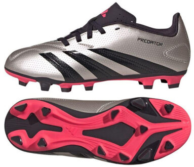 adidas Childrens/kids predator club flexibele grond voetbalschoenen - maat 38 Zilver