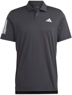 adidas Club 3-Stripes Polo Heren zwart - wit - L