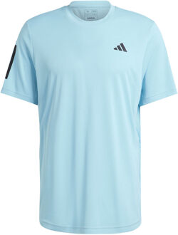 adidas Club 3 Stripes T-shirt Heren lichtblauw - XL