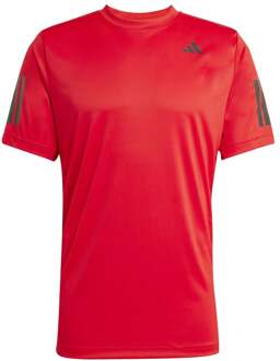 adidas Club 3Stripes T-shirt Heren-rood - L