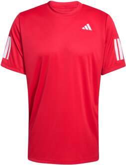 adidas Club 3Stripes T-shirt Heren rood - M
