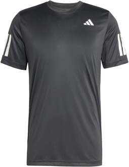 adidas Club 3Stripes T-shirt Heren-zwart - L