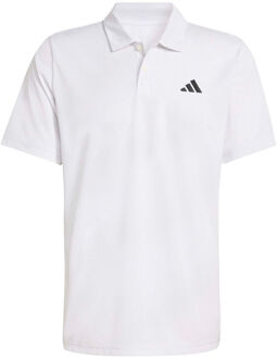 adidas Club Graphic Polo Heren-wit - L