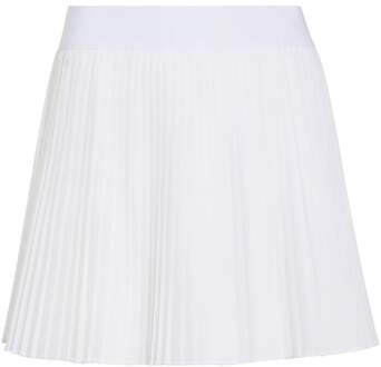 adidas Club Pleated Long Rok Dames-wit - S