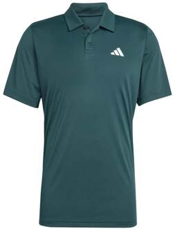 adidas Club Polo Heren-Donkergroen - S