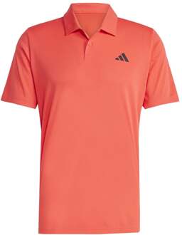 adidas Club Polo Heren-Rood - S