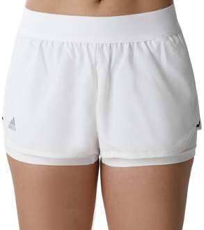 adidas Club Short Sportbroek Dames - White - Maat XL