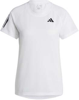adidas Club T-shirt Dames-Wit - XS,S,M,L,XL