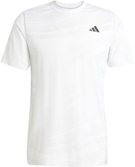 adidas Club T-shirt Heren wit - S