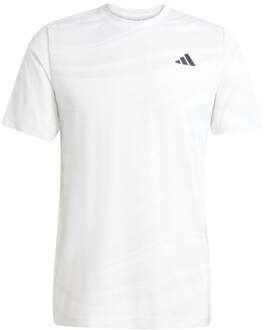 adidas Club T-shirt Heren wit - S