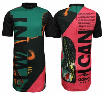 adidas Collective Memories Womens Multicoloured T-shirt Dress Veelkleurig