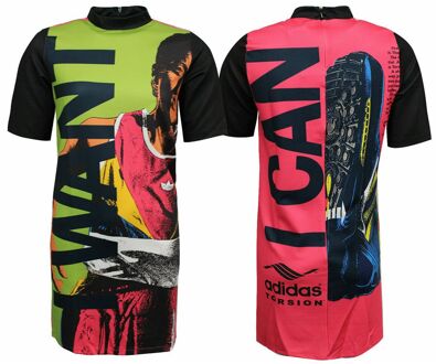 adidas Collective Memories Womens Multicoloured T-shirt Dress Veelkleurig