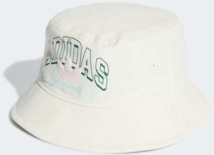 adidas Collegiate Bucket Hat Kids - Unisex Petten White - M/L
