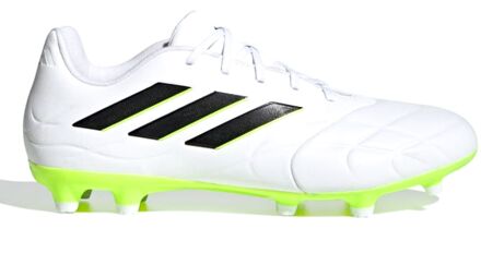 adidas Copa Pure.3 FG Voetbalschoenen Senior wit - zwart - lime groen - 44 2/3