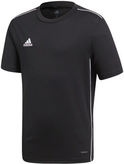 adidas Core 18 Shirt Junior - Zwart-Wit - Maat 140