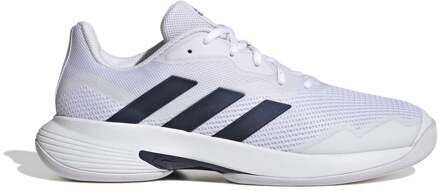 adidas Court Jam Control Tennisschoenen Heren-Wit,Donkerblauw - 42 2/3