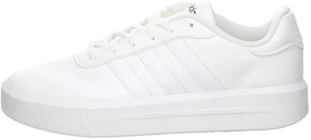 adidas court platform sneakers wit dames - 38