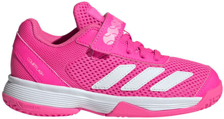adidas Courtflash CF Tennisschoenen Kinderen-pink, wit - 28,28.5,29,30,31,31.5,32,33,33.5,35