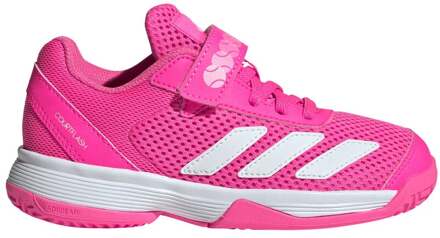 adidas Courtflash CF Tennisschoenen Kinderen-pink, wit - 31