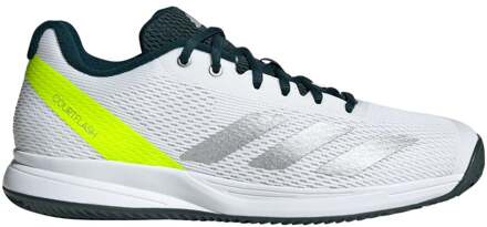 adidas Courtflash Speed 2 Allcourt schoen Heren-wit, neongeel - 44,46 2/3,47 1/3