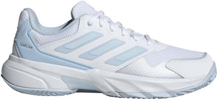adidas CourtJam Control 3 Tennisschoenen Dames wit - 40 2/3