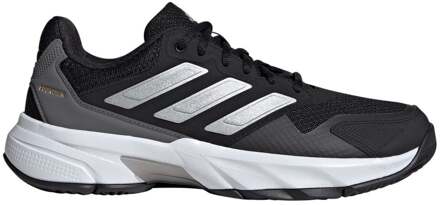 adidas CourtJam Control 3 Tennisschoenen Dames zwart - grijs - zilver - 37 1/3