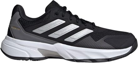 adidas CourtJam Control 3 Tennisschoenen Dames zwart - grijs - zilver - 38