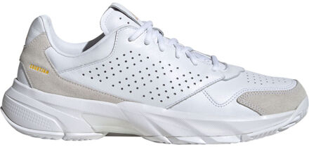 adidas CourtJam Control 3 Tennisschoenen Heren-Wit,Beige - 49 1/3