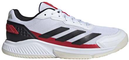 adidas Courtquick Padel Schoen Heren-Wit,Zwart - 36