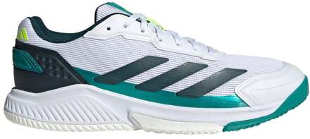 adidas Courtquick Padel Schoen Heren-Wit,Zwart - 38